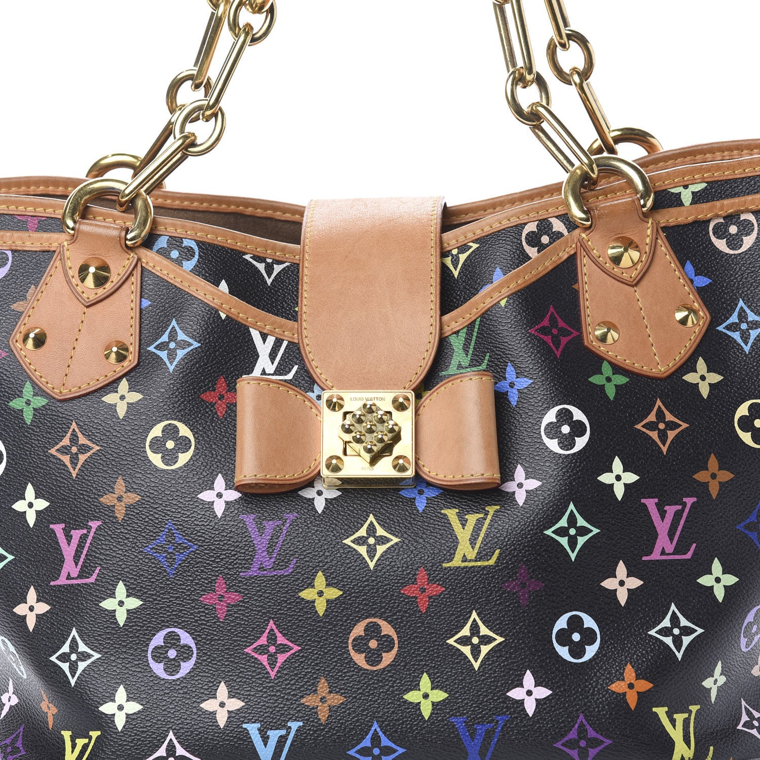 Louis Vuitton Monogram Multicolor Annie GM Black 7 of 10