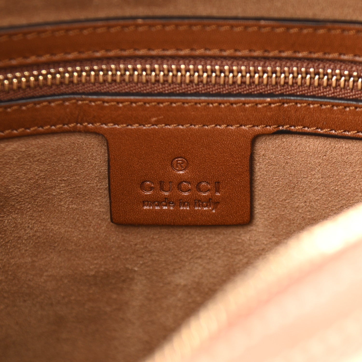 Gucci GG Supreme Monogram Linea A Hobo Brown 6 of 14