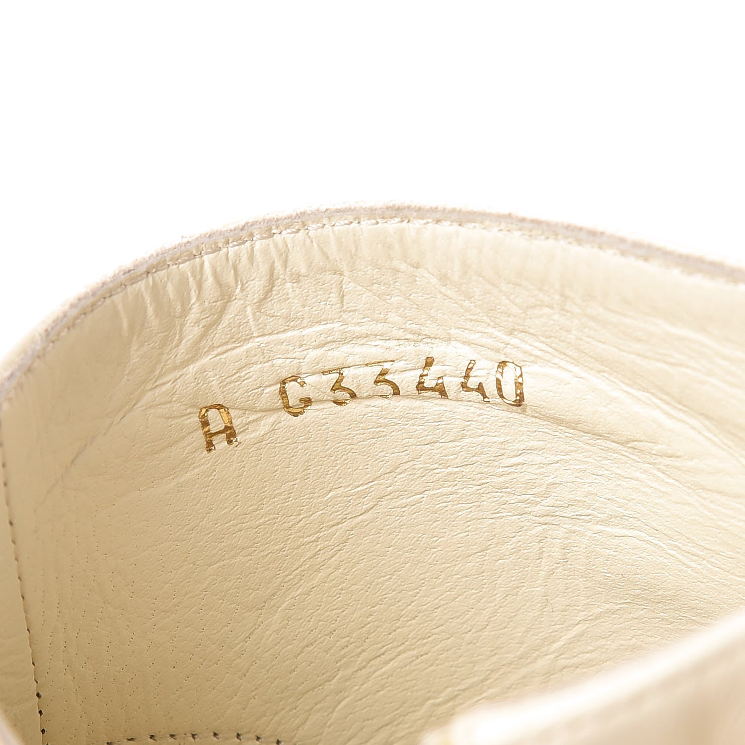Chanel Lambskin Grosgrain Pearl Cap Toe Short Boots 37 Ivory Black 8 of 9