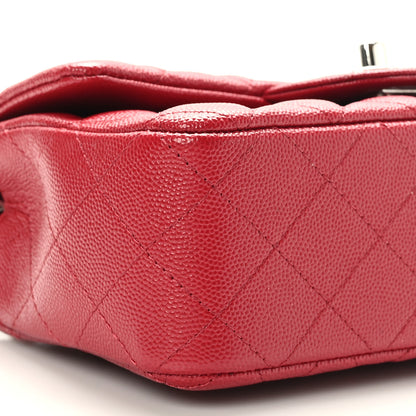 Chanel Caviar Quilted Mini Rectangular Flap Red 8 of 10
