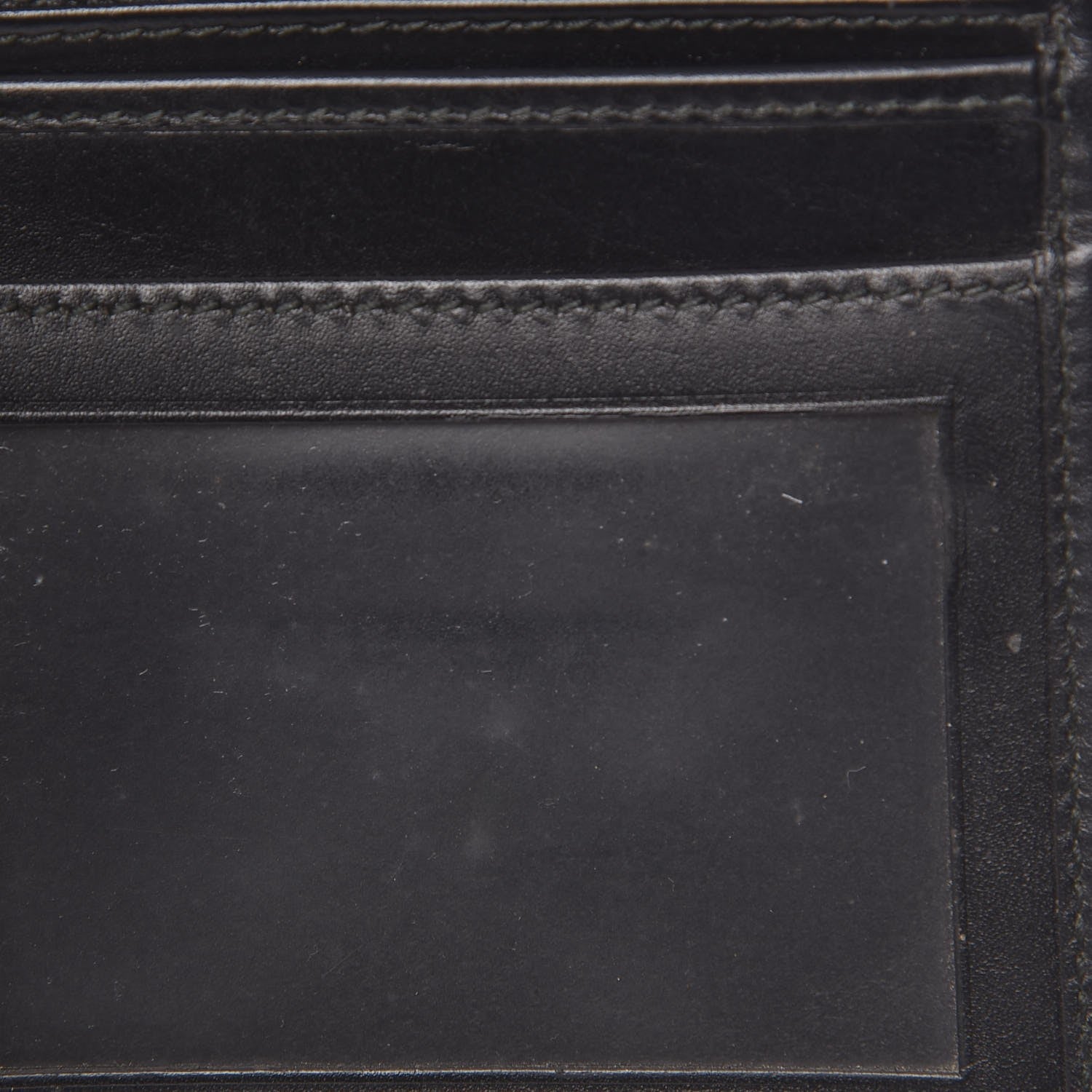 Gucci GG Supreme Monogram Bi-Fold Wallet Black Grey 9 of 11