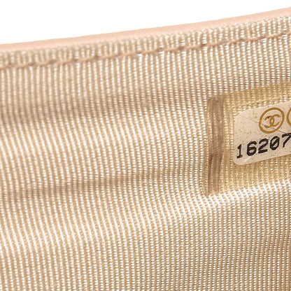 Chanel Iridescent Caviar Quilted Zipped Pocket Wallet Beige Clair 7 of 10