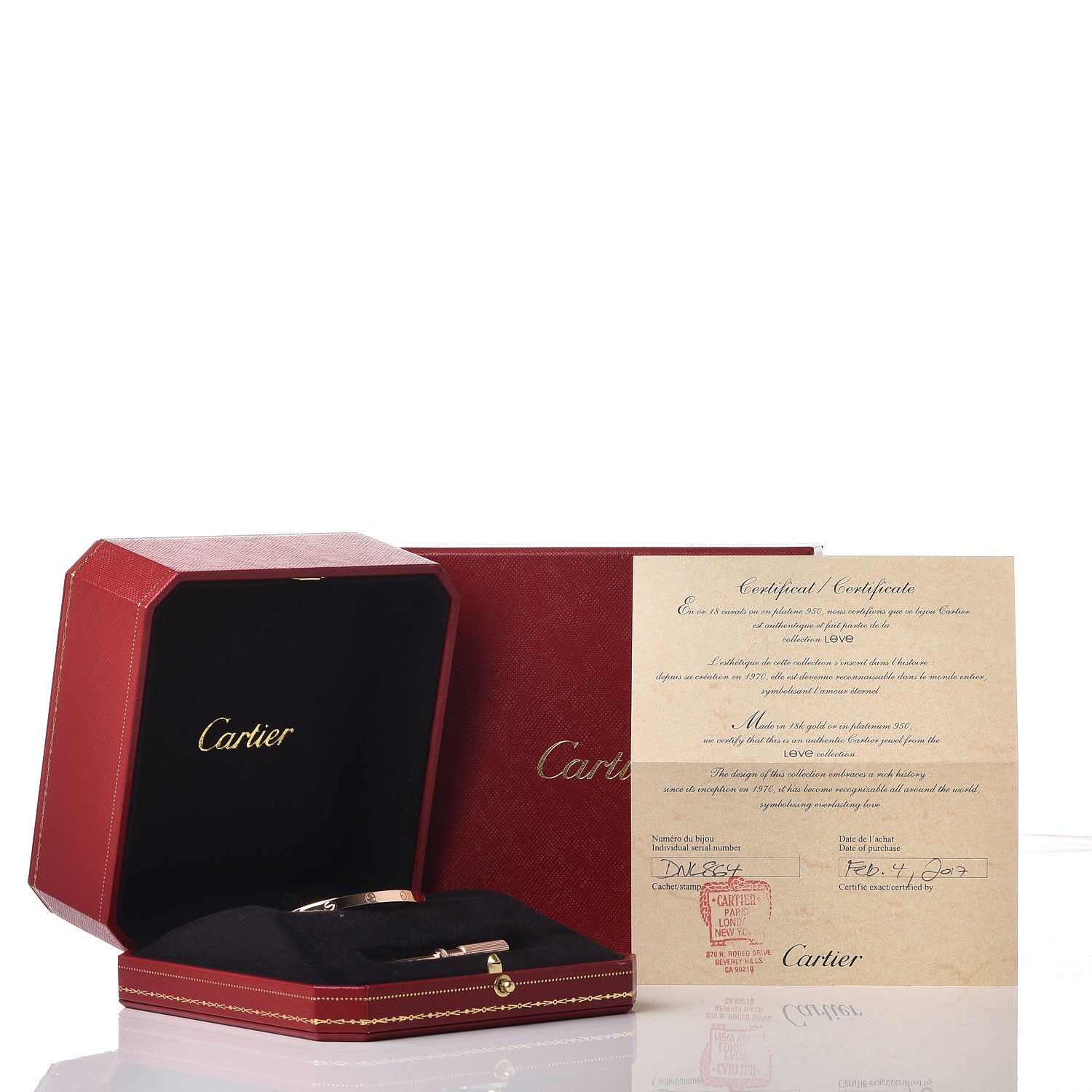 Cartier 18K Pink Gold Small LOVE Bracelet 15 6 of 6
