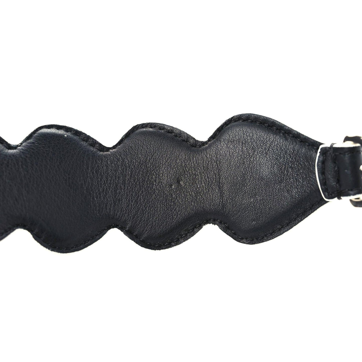 Vitello Dolce Heart Spike Studded Strap You Black Multicolor