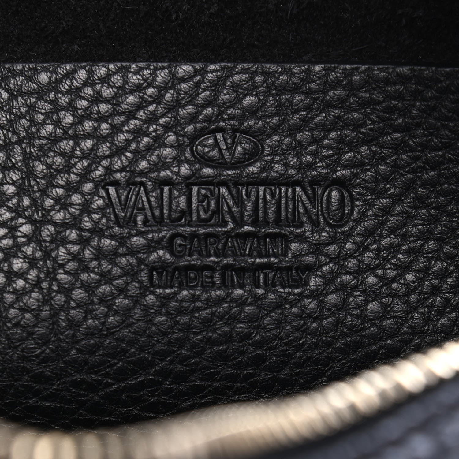 Valentino Garavani Grained Calfskin Rockstud Camera Crossbody Bag Black 6 of 8