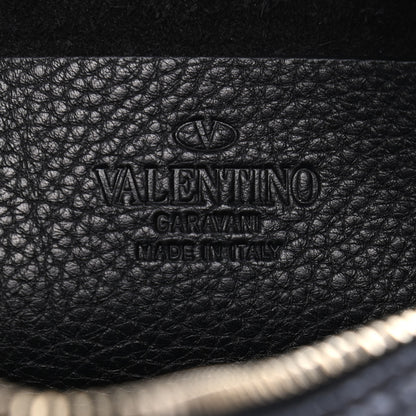 Valentino Garavani Grained Calfskin Rockstud Camera Crossbody Bag Black 6 of 8