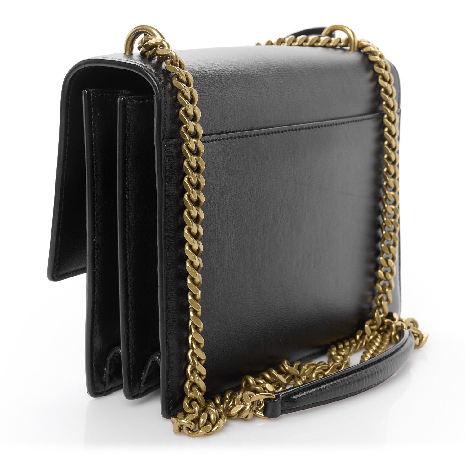 Saint Laurent Calfskin Medium Monogram Sunset Black 3 of 12