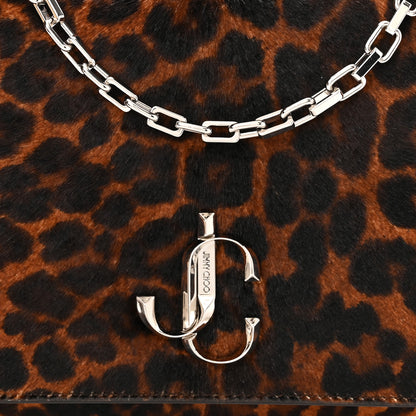Jimmy Choo Pony Hair Leopard Varenne Chain Clutch Natural 7 of 10