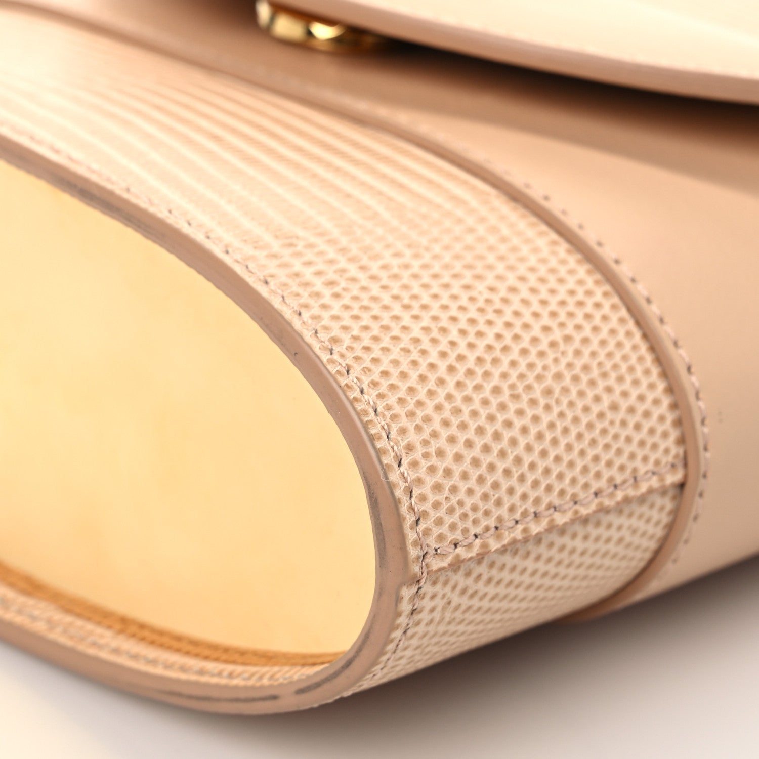 Chloe Calfskin Lizard Embossed Small Aby Lock Delicate Pink 8 of 8