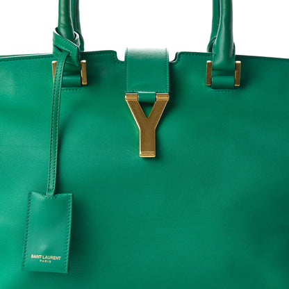 Saint Laurent Calfskin Medium Classic Y Cabas Green 10 of 10