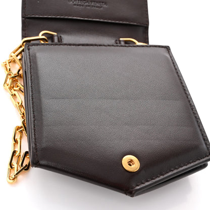 Bottega Veneta Nappa Intrecciato Card Case On Chain Fondant 10 of 12