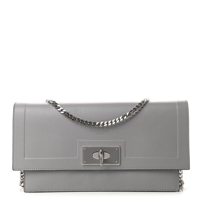 Givenchy Calfskin Shark Lock Chain Wallet Grey 1 of 6