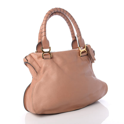 Chloe Calfskin Medium Marcie Satchel Nude 3 of 10
