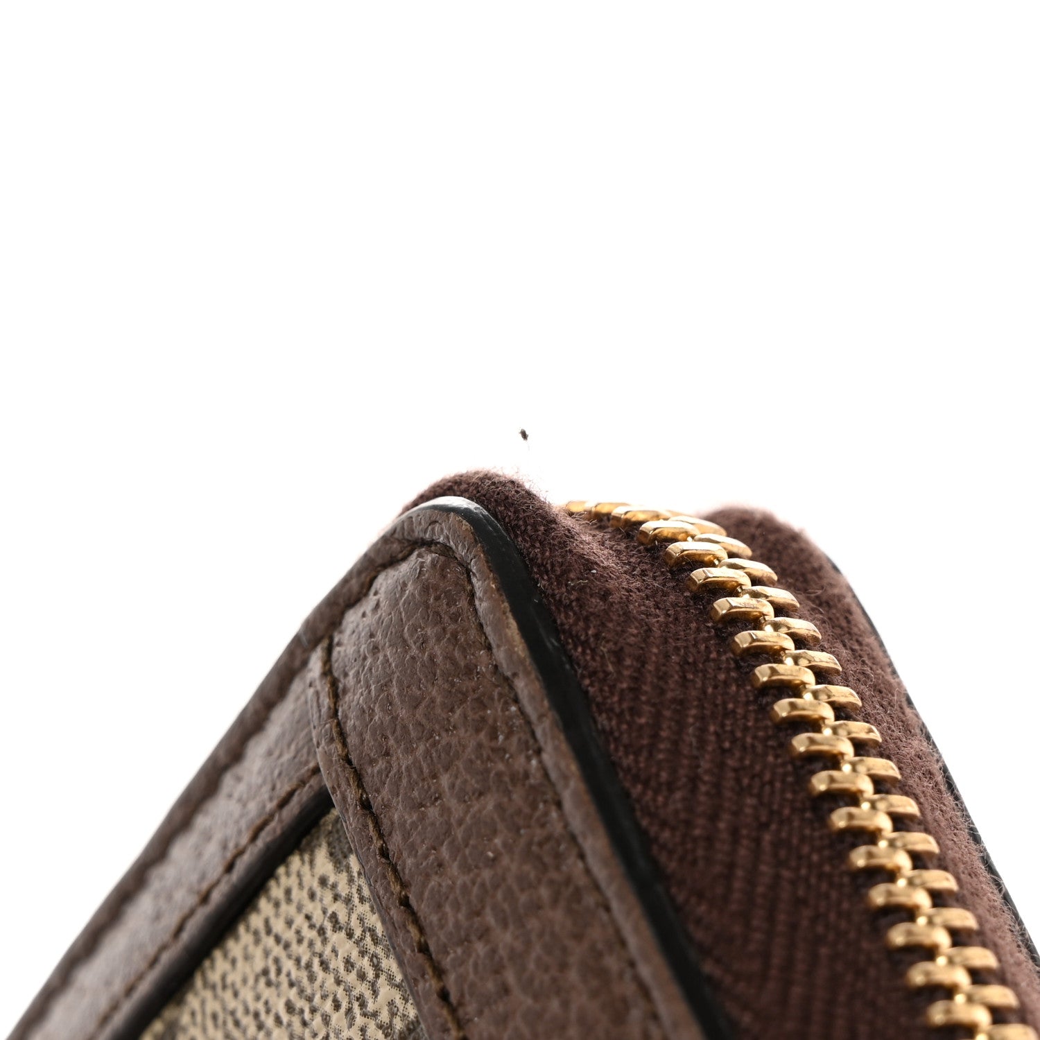 Gucci GG Supreme Monogram Web Ophidia Zip Around Wallet Brown 8 of 8