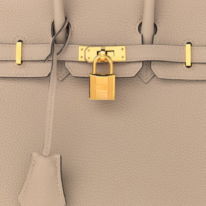 Hermes Togo Birkin 25 Gris Tourterelle 7 of 10