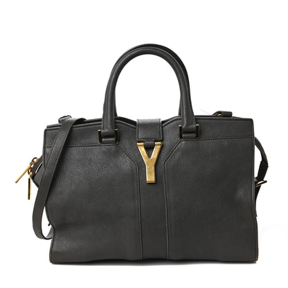 Saint Laurent Sheepskin Small Cabas ChYc Grey 1 of 15