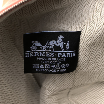 Hermes Canvas Small Bride-A-Brac Pouch Goyave 6 of 10