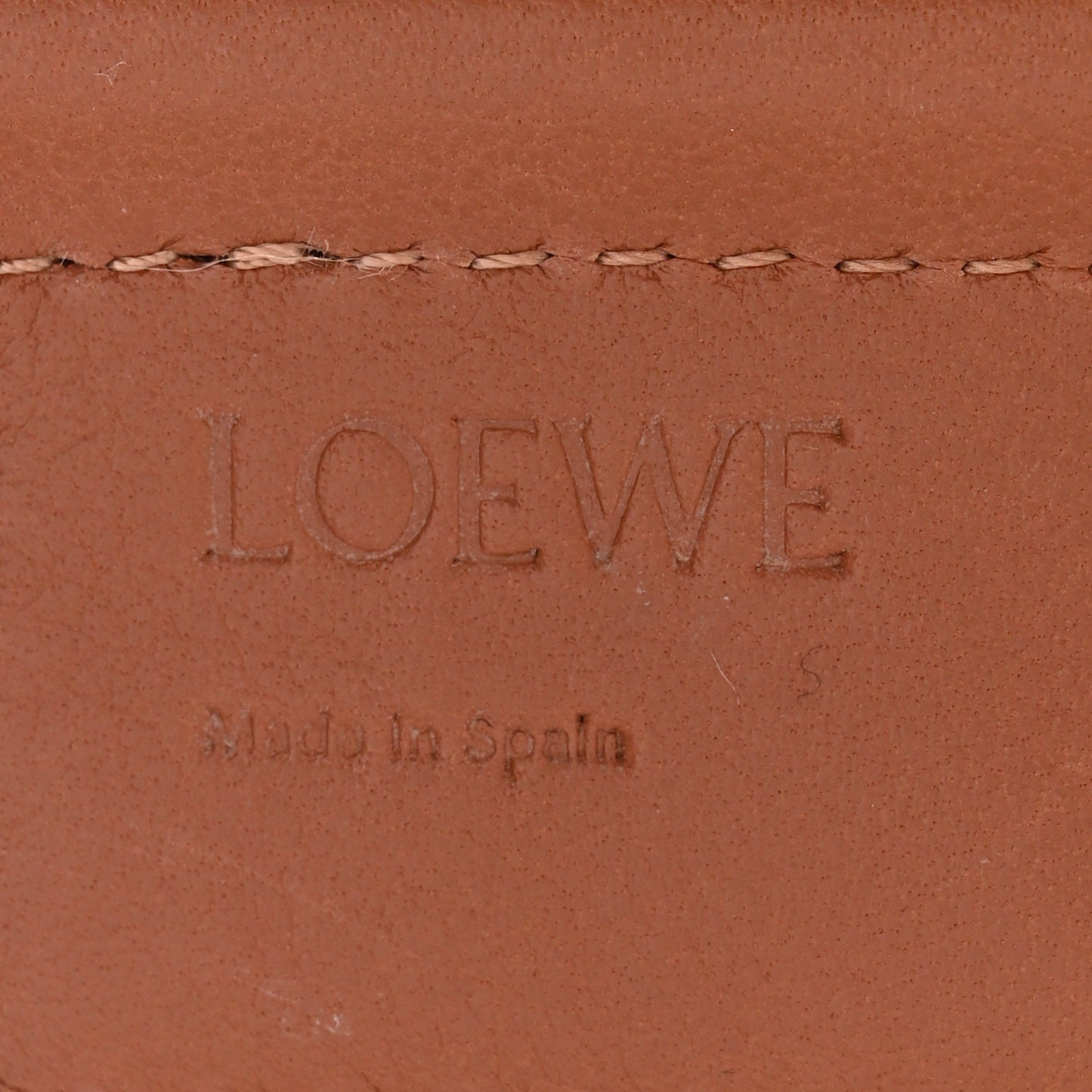 Calfskin Jacquard Anagram Strap Natural Tan