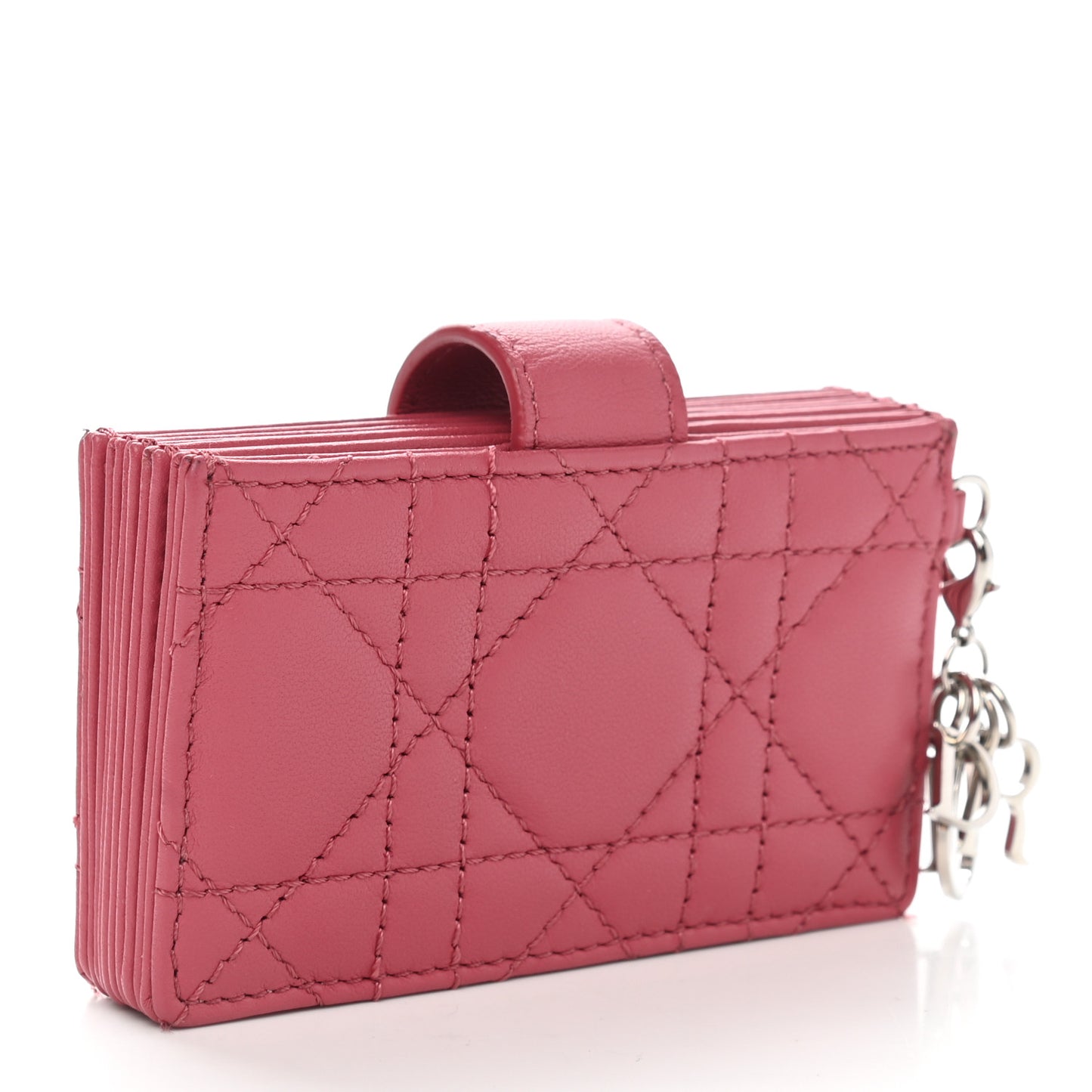 Lambskin Cannage Lady Dior 5-Gusset Card Holder