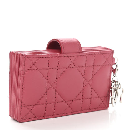 Christian Dior Lambskin Cannage Lady Dior 5-Gusset Card Holder 3 of 8
