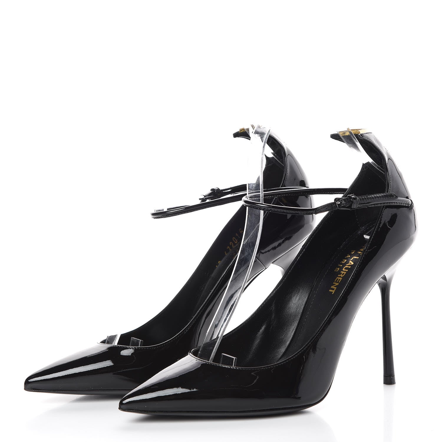 Saint Laurent Patent Y 105 Pumps 37 Black 3 of 9
