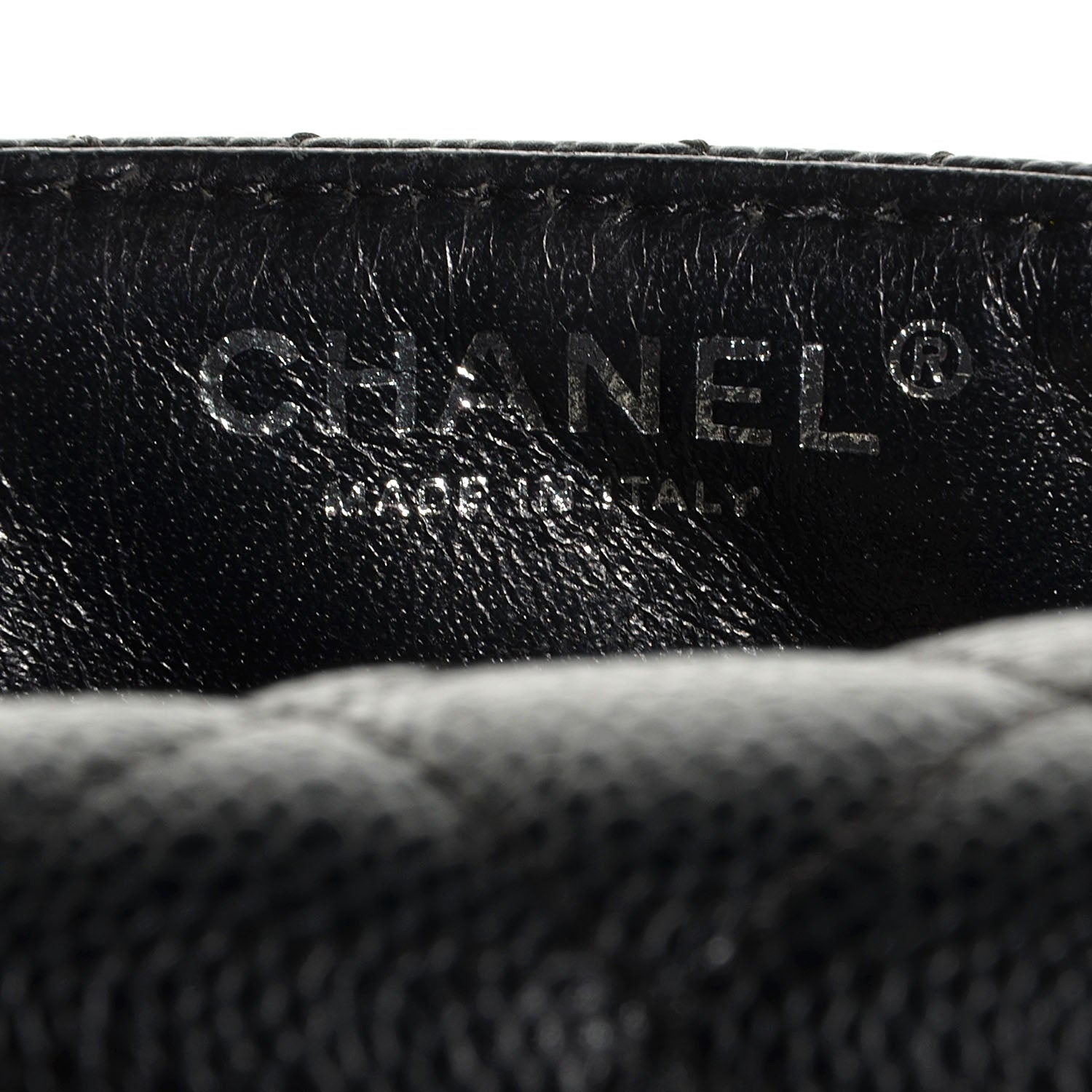 Chanel Caviar East West Flap Bag Black 9 of 9