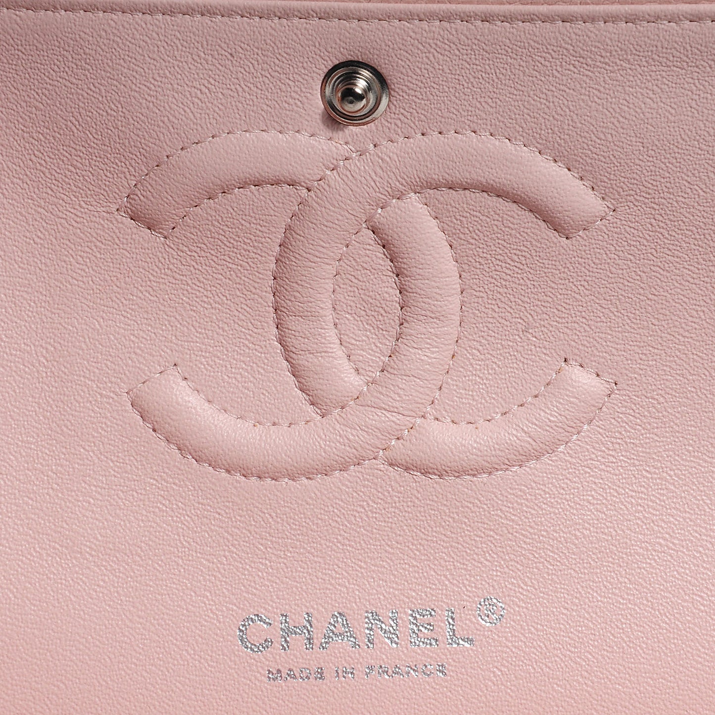 Caviar Medium Double Flap Pink