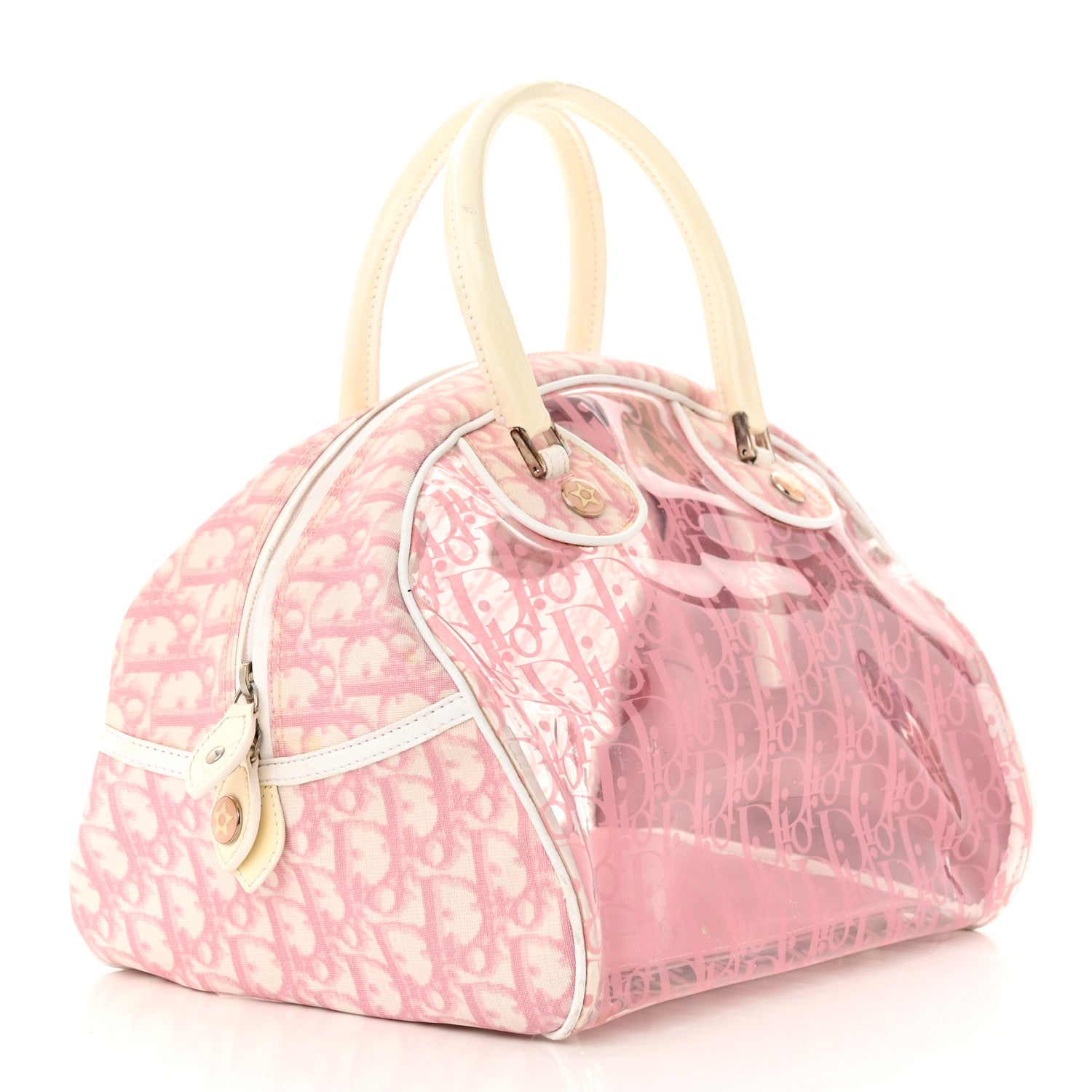 Christian Dior Monogram PVC Bowler Pink 3 of 20