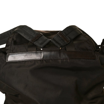 Prada Nylon Vela Medium Backpack Dark Brown 12 of 15