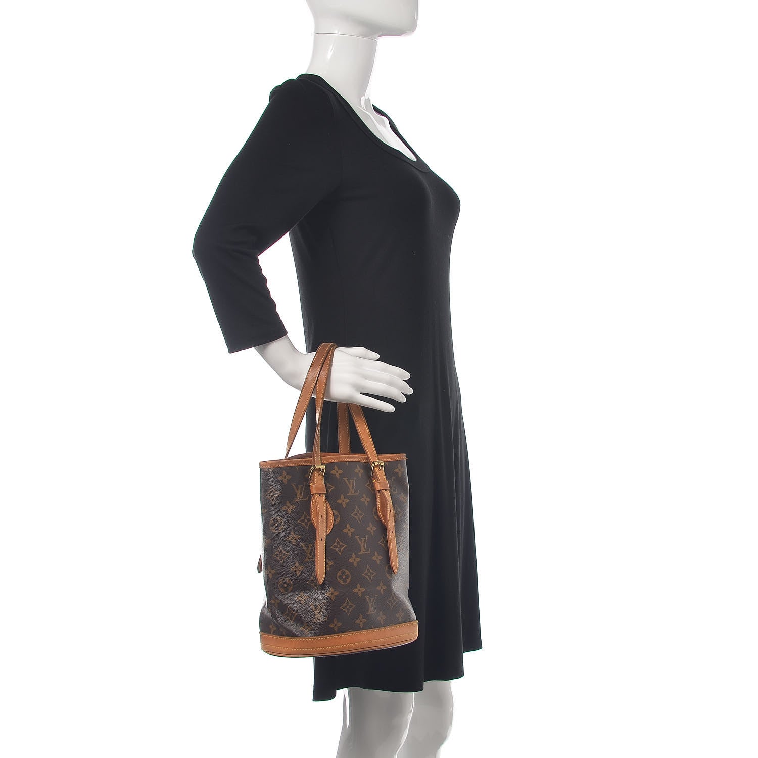 Louis Vuitton Monogram Petit Bucket 23 2 of 17