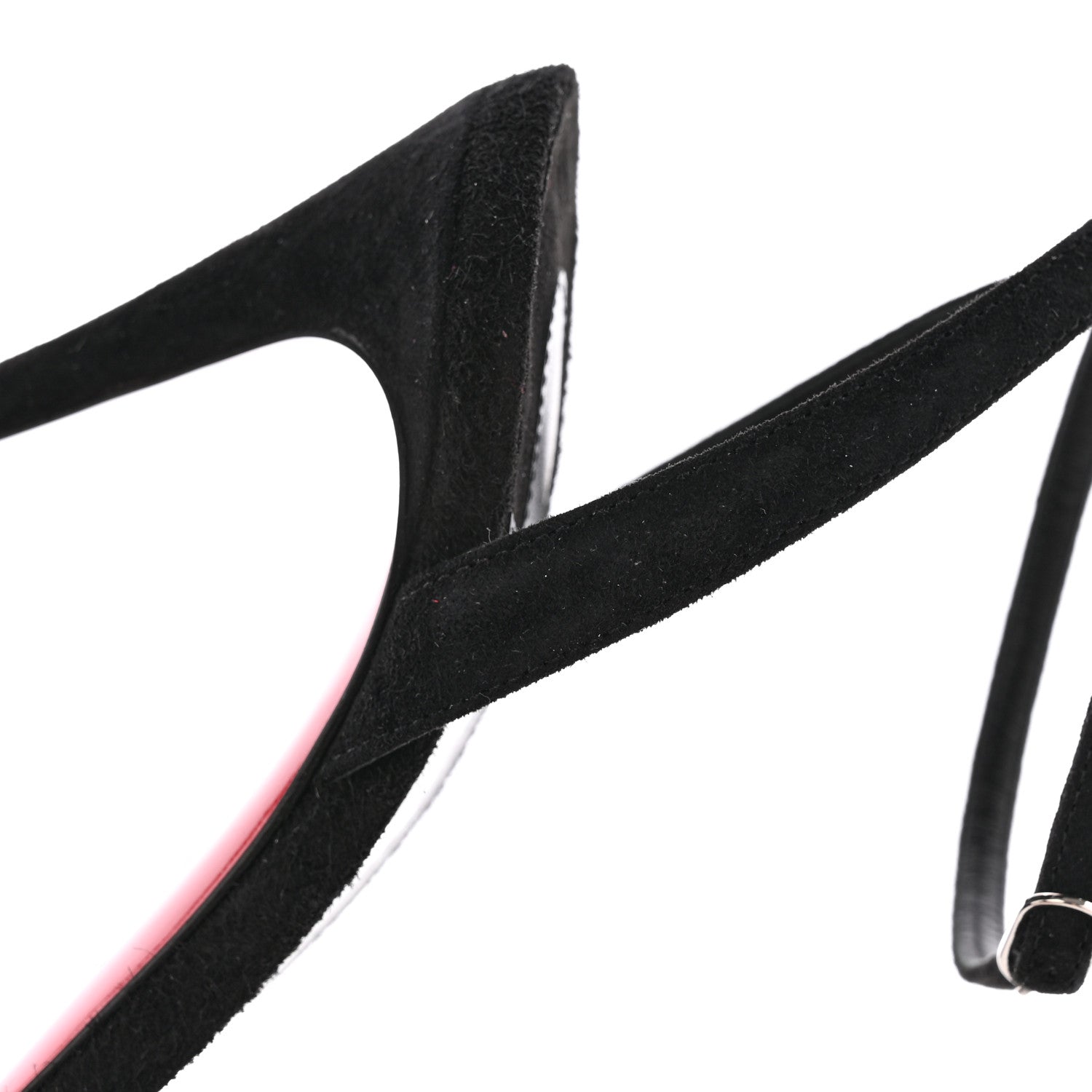 Christian Louboutin Veau Velours Umberta 100 Sandals 36.5 Black 12 of 14