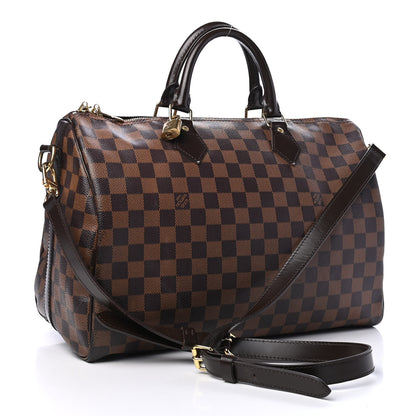 Louis Vuitton Damier Ebene Speedy Bandouliere 35 2 of 6