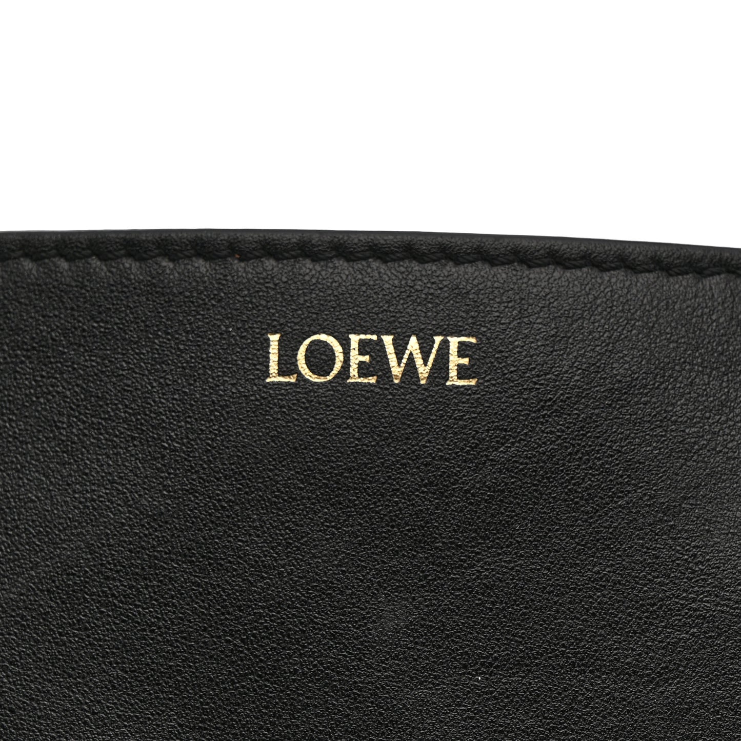 Shiny Calfskin Mini Puzzle Fold Tote Black