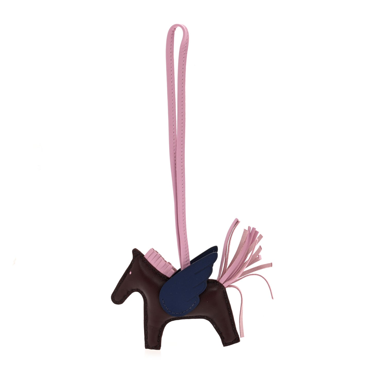 Milo Lambskin Grigri Rodeo Pegase Horse Bag Charm PM Rouge Sellier Mauve Sylvestre Bleu Saphir
