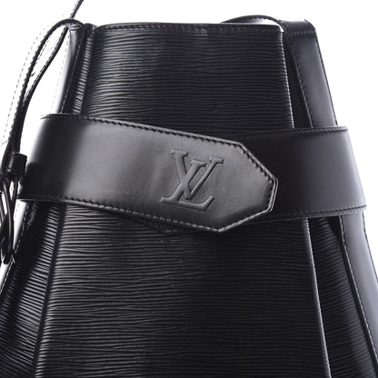 Louis Vuitton Epi Sac D'Epaule GM Black 9 of 9