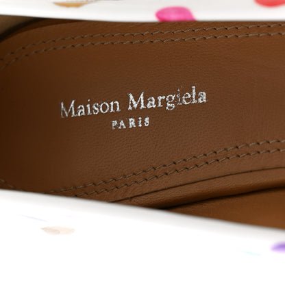 Maison Margiela Coated Canvas Confetti Printed New Ballerina Flats 39 White Multicolor 8 of 10