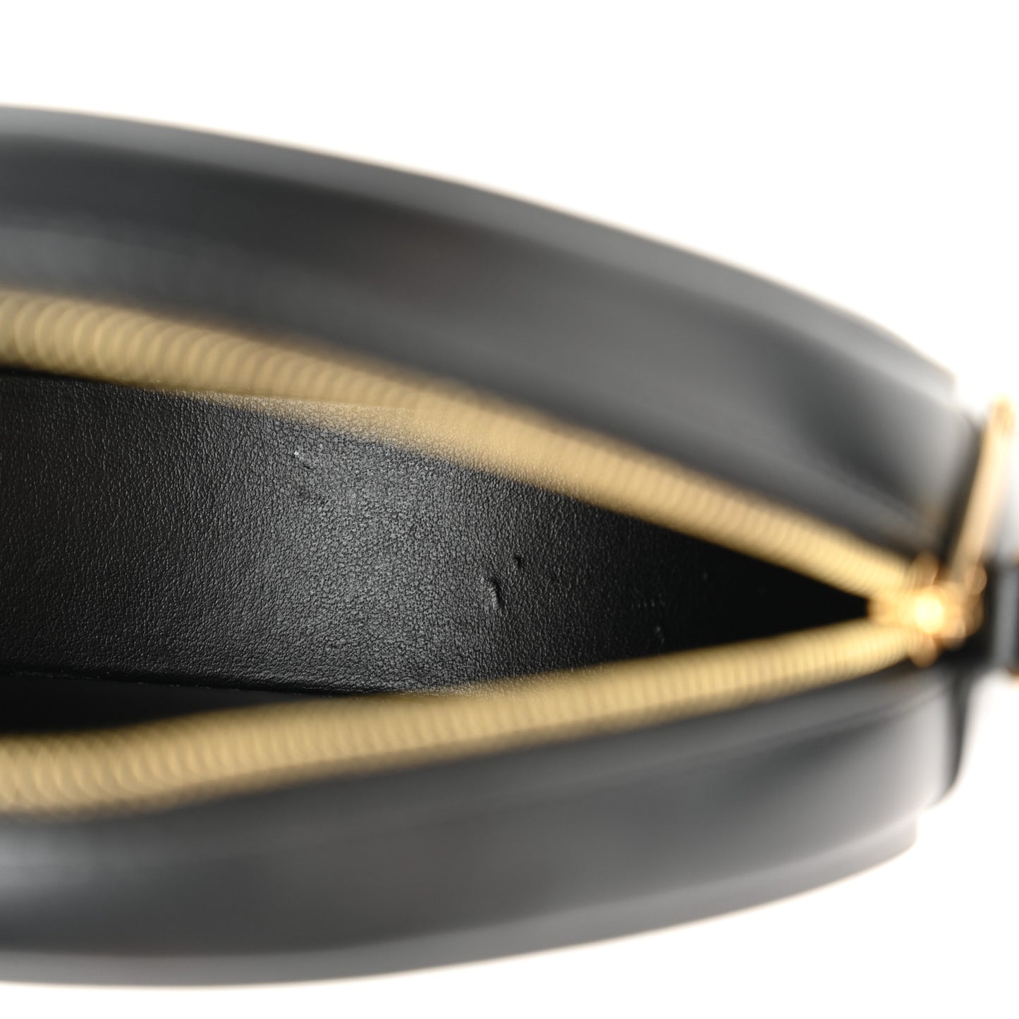 Smooth Calfskin Cuir Triomphe Oval Bag Black