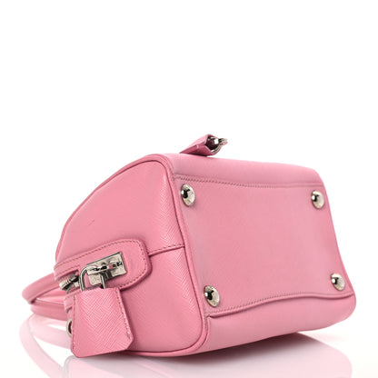Prada Saffiano Lux Top Handle Crossbody Bag Rosa 4 of 21