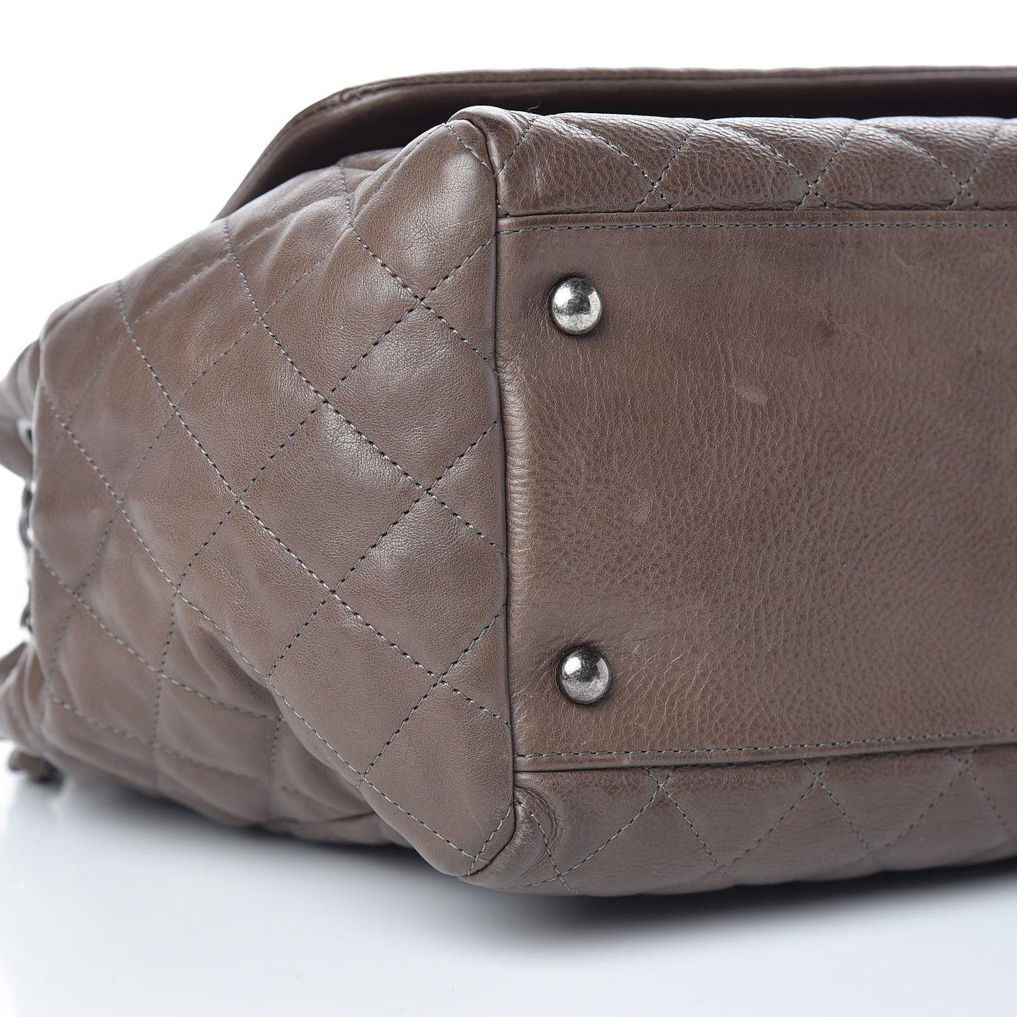 Calfskin Quilted Istanbul Accordion Flap Brown