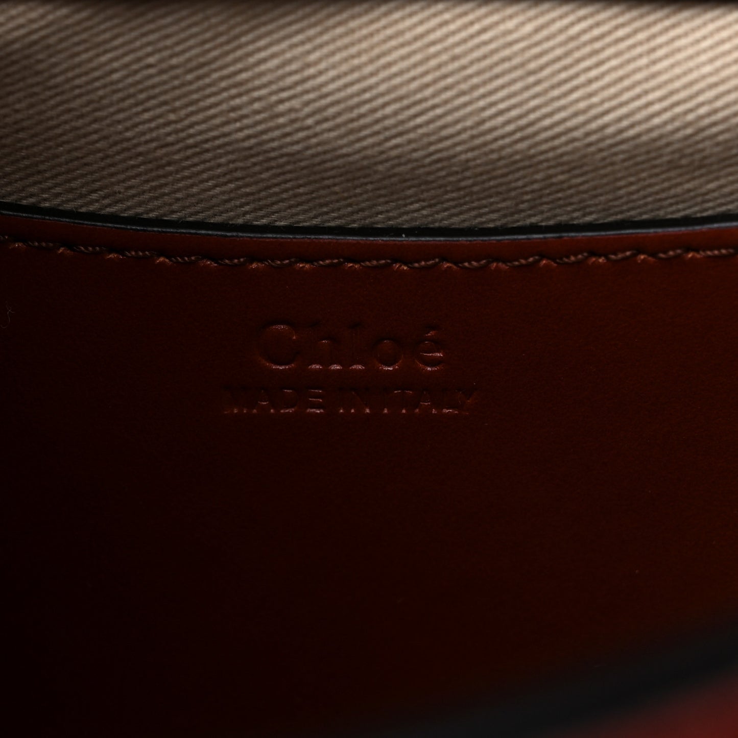 Calfskin Suede Small Tess Bag Sepia Brown