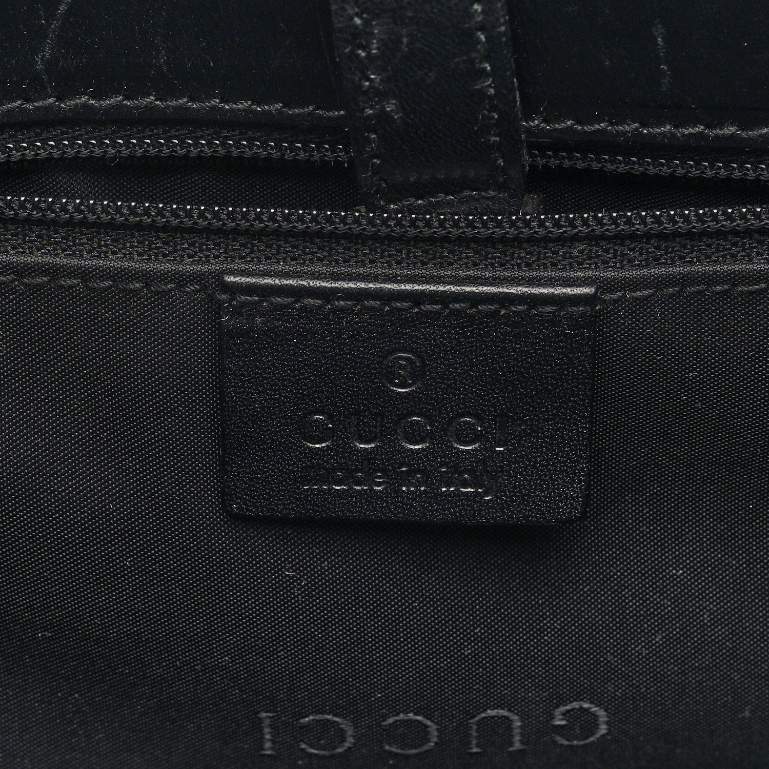 Gucci Monogram Bardot Shoulder Bag Black 6 of 10