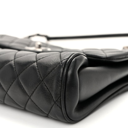 Chanel Calfskin Quilted Fold Up Again Flap Bag Black 9 of 10
