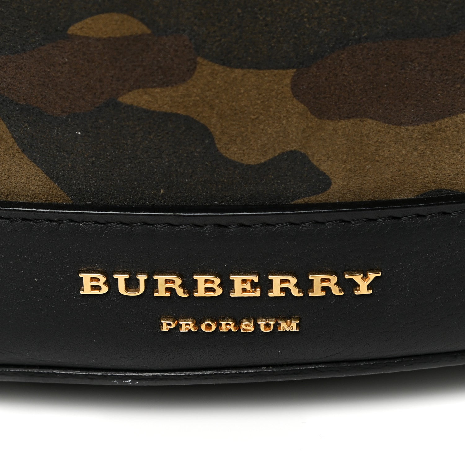 Burberry Calfskin Suede Camouflage Hobo Bag Multicolor 11 of 21