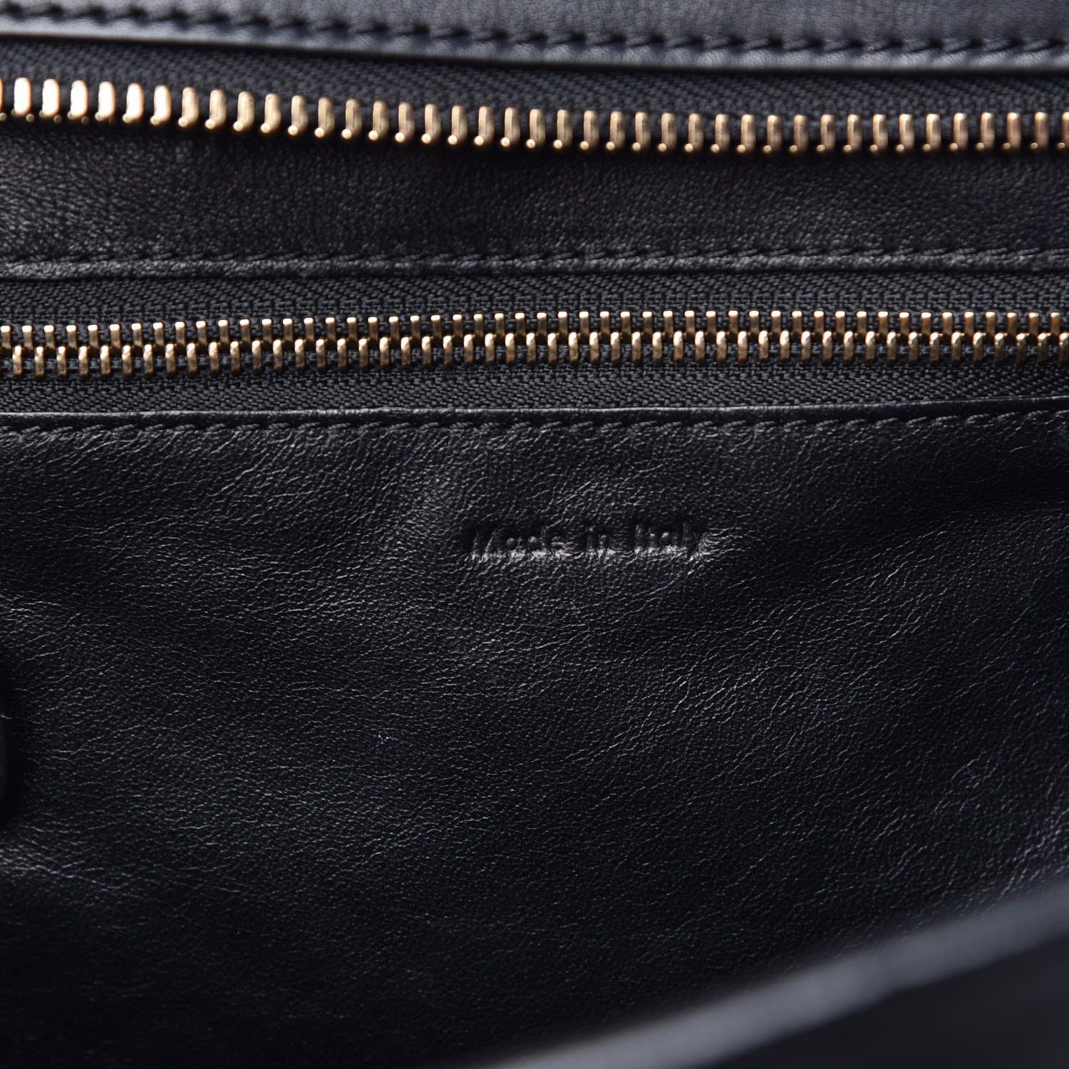 Celine Smooth Calfskin Micro Luggage Black 7 of 11