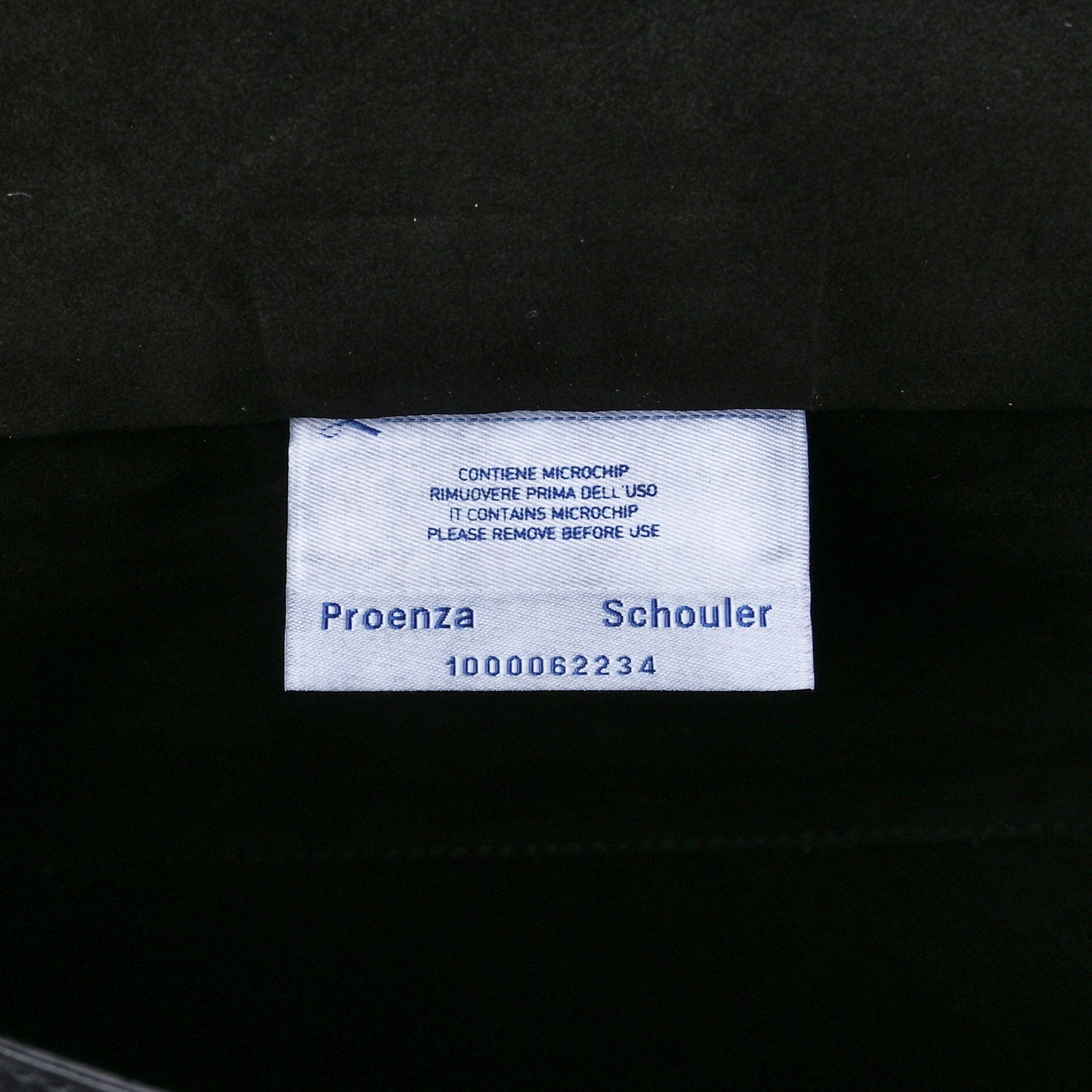 Pebbled Calfskin Double Sided PS Courier Bag Black