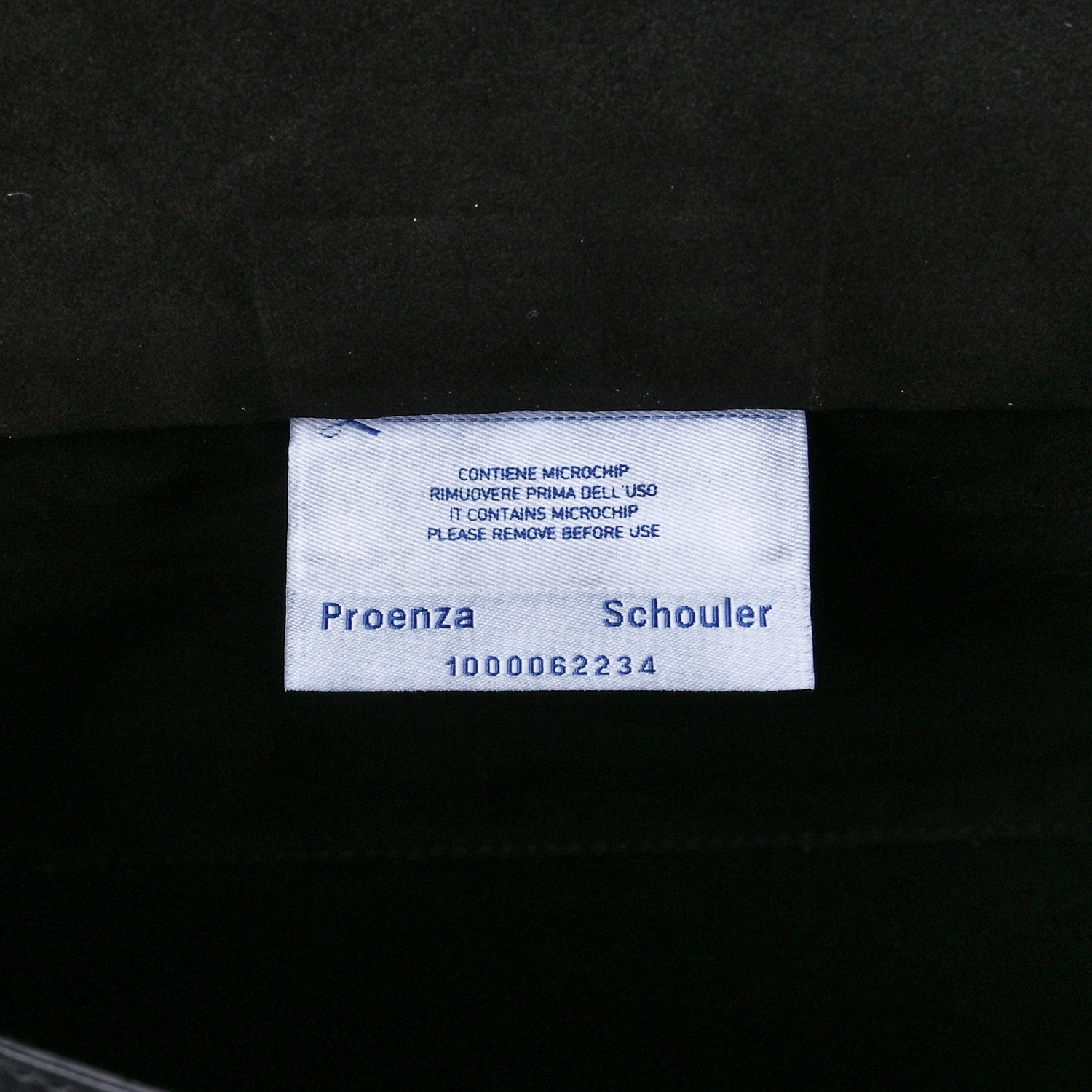 Proenza Schouler Pebbled Calfskin Double Sided PS Courier Bag Black 7 of 12