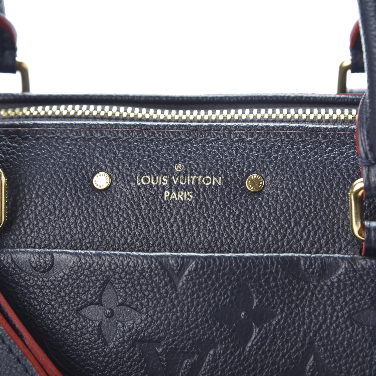 Louis Vuitton Empreinte Speedy Bandouliere 25 NM Marine Rouge 9 of 10