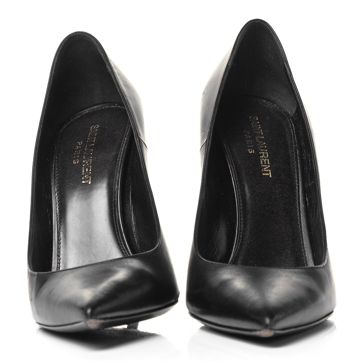 Calfskin Opyum 110 Pumps 39 Black Gold