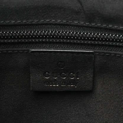 Gucci Monogram Small Double Buckle Flap Messenger Bag Black 6 of 10
