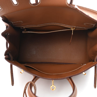 Hermes Togo Birkin 25 Gold 5 of 11